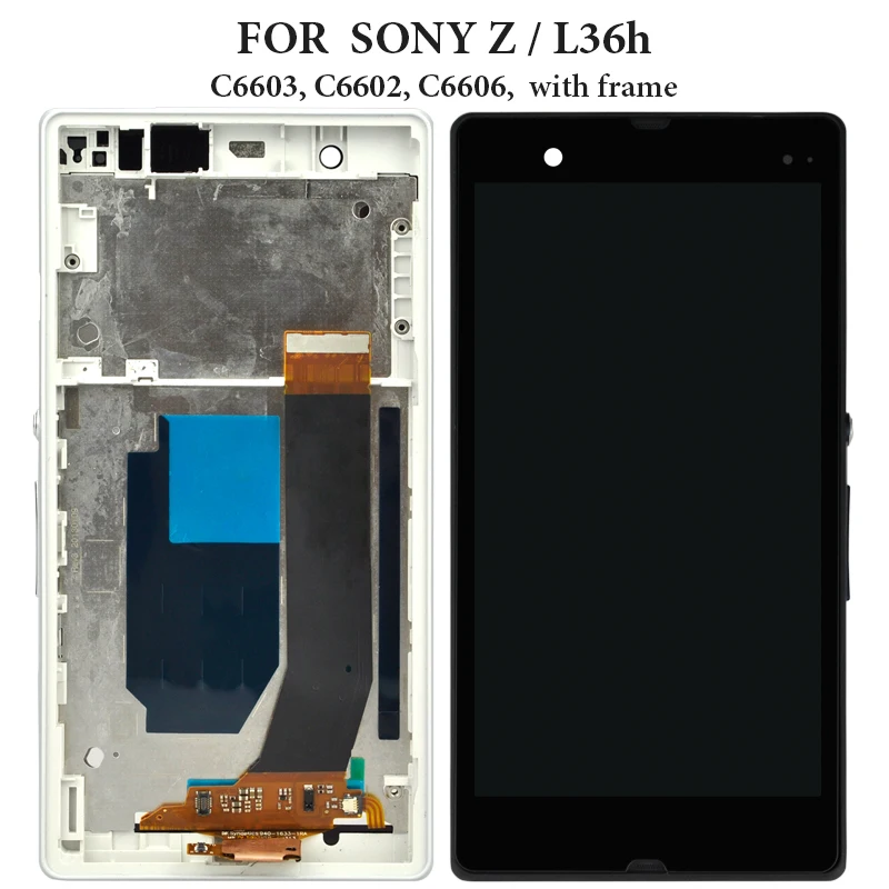 1 шт. 5 дюймов Замена совместимый для Sony Xperia Z L36H ЖК-экран C6603 C6602 C6606 дисплей