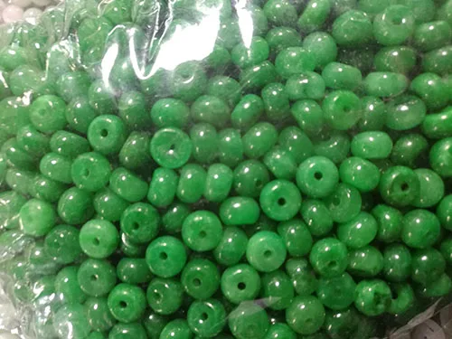 DIY ювелирные украшения нефритовый зеленый Абакус Бирма части подлинные товары