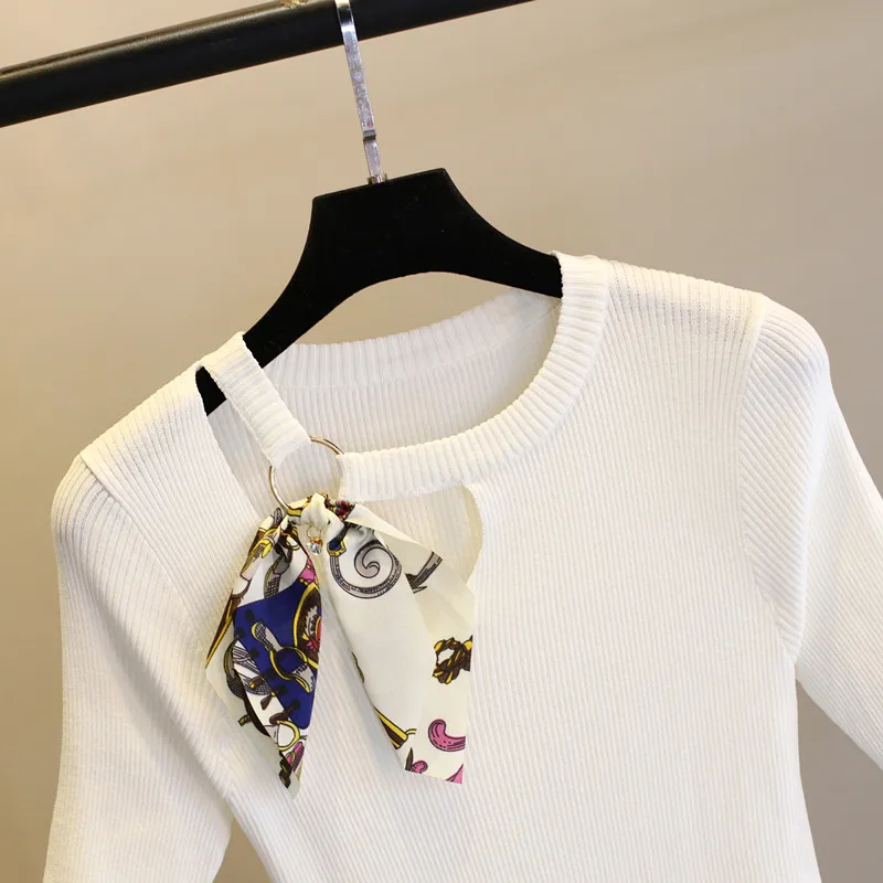 BOYUAN Summer Autumn Women Pullover Knitted pull femme Short Sleeve Shirt Knitwear High Quality | Женская одежда