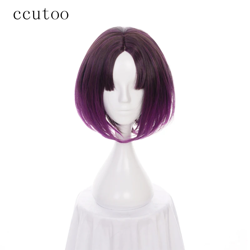 Ccutoo 35 см Женские синтетические волосы Miss Kobayashi's Dragon Maid Elma Jouii черный/фиолетовый