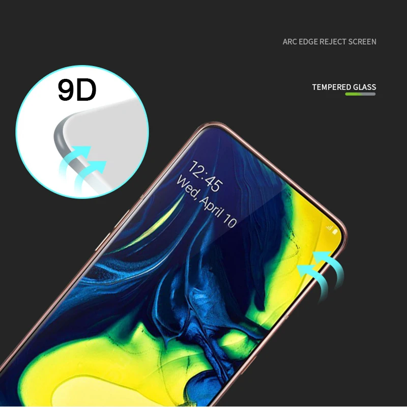 9D защитная пленка из закаленного стекла для Samsung A90 Защитная Galaxy A70 A80 A 70 80 90 |