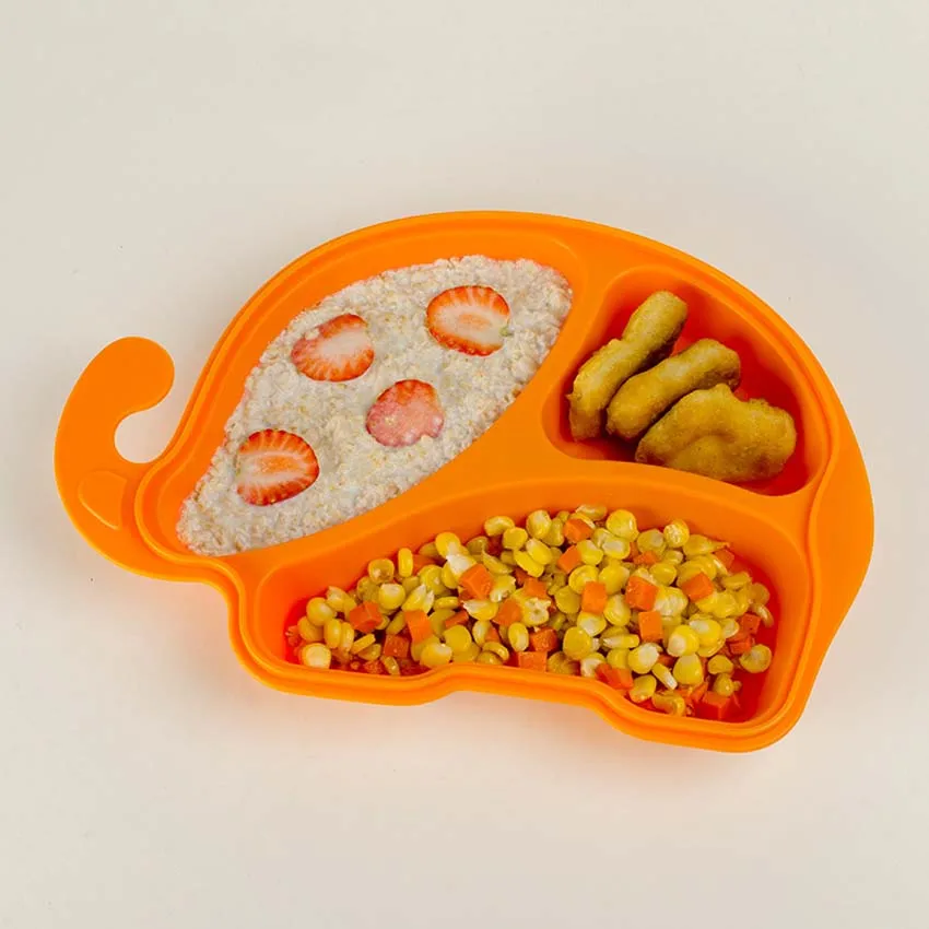 2017 детская посуда для малышей обеденные тарелки встроенная подсеточная