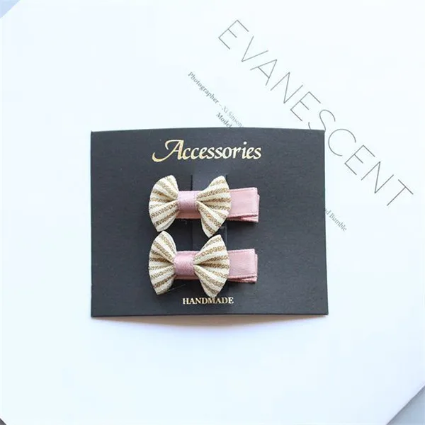 hair clip set 12 10 компл./лот Модный милый детский зажим для волос в мелкую клетку с бантом Классическая блестящая однотонная резинка для волос с бантом Шпилька для девочек аксессуары для волос - Цвет: hair clip set 12