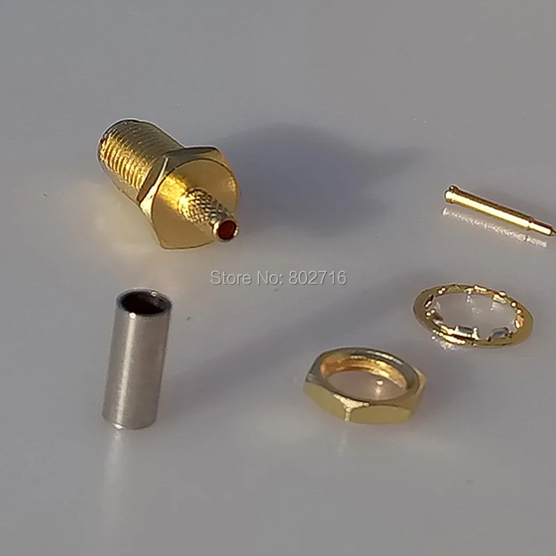 Горячий Провод Разъем RP SMA Женский РФ Адаптера Connvertor для Коаксиального Кабеля RG316