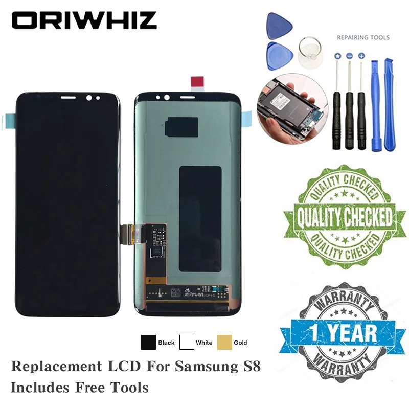 OLED TFT для samsung S8 Note 8 ЖК экран Замена дисплея сенсорный завершенный дигитайзер с