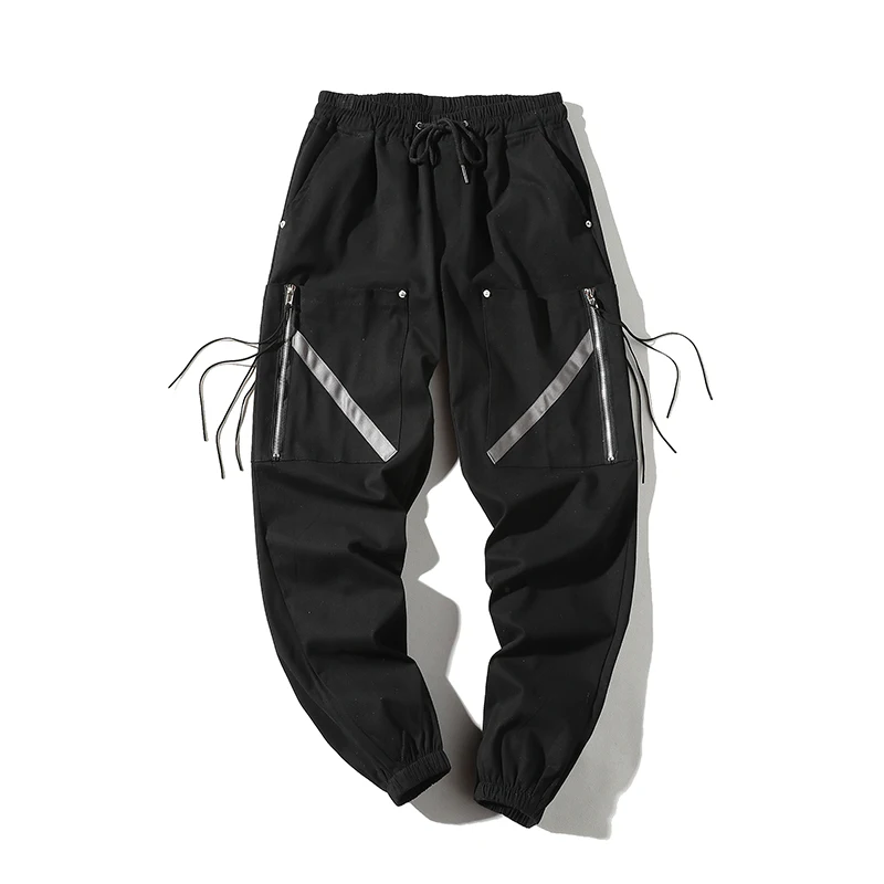 Мужские Весенние Новые многокарманные Свободные Комбинезоны Прямые