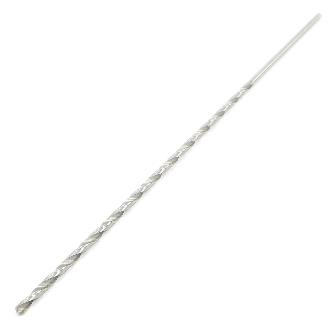 

HSS Straight Shank 4mm Twist Head 300mm Long Drill Bit Silver Tone