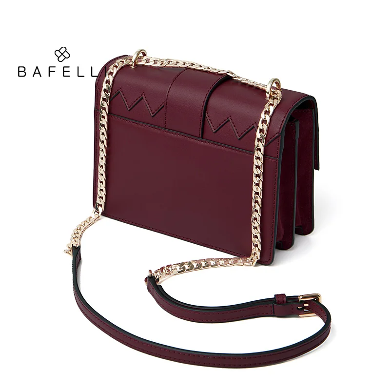 BAFELLI натуральная кожа сумка осень и зима новое поступление crossbody Сумка Винтаж weave