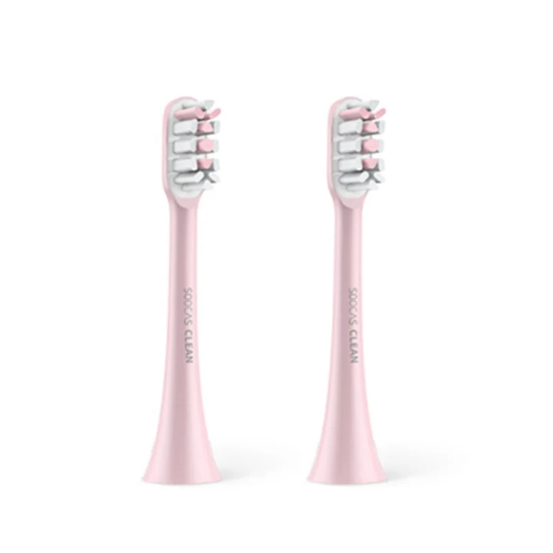 2PCS PINK SOOCAS X3 2 шт Сменные головки для зубной щетки для Soocas X3 розовая электрическая зубная щетка Сменная головка - Цвет: 2PCS PINK