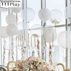 Хорошее качество! 100 шт 12 дюймов прозрачный воздушный шар из латекса с днем рождения надувные украшения для свадебной вечеринки прозрачные воздушные шары