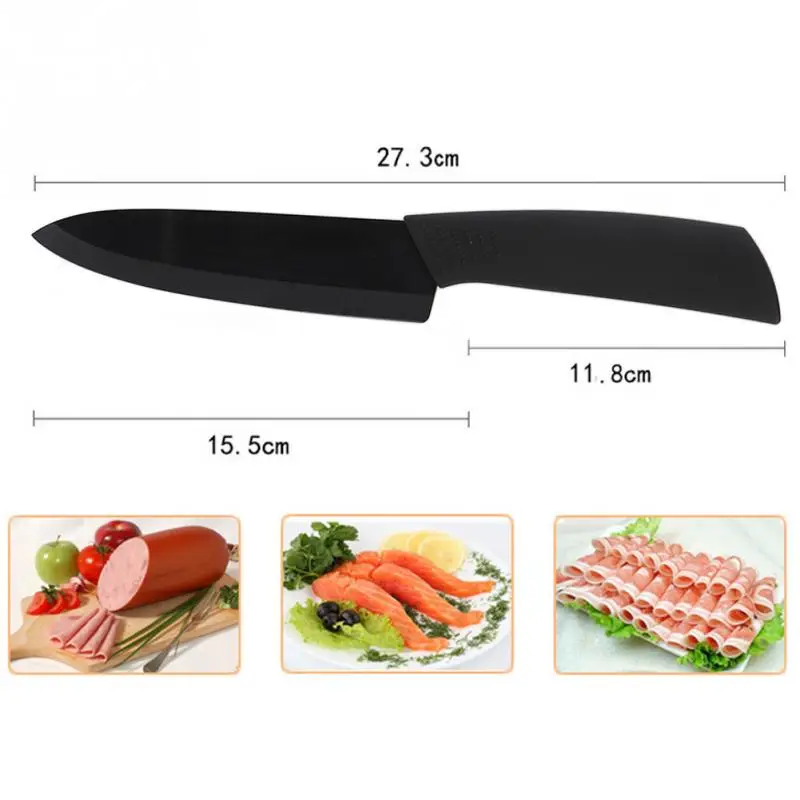 Black Blade Ceramic Knife sets for kitchen knives set ABS Handle Kitchenware with peeler 3&quot4&quot5&quot6&quot inch Kitchen knife | Дом и