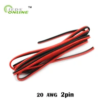 5m 10m 2pin 20 awg ul2468 20 5mm extension cable use for 12v 24v led strip tape string connect electric wire