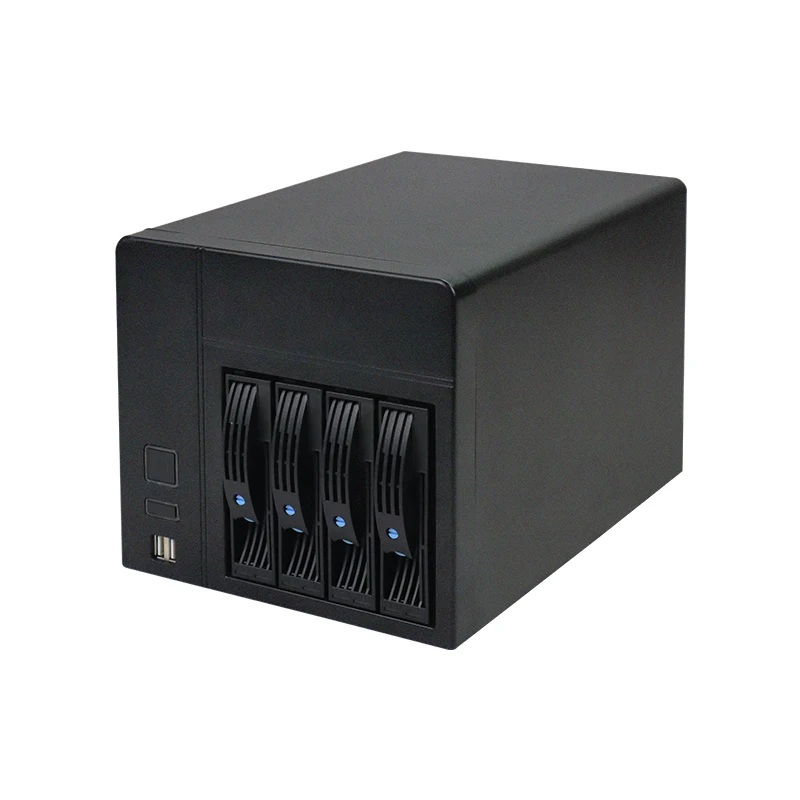 Бытовое хранилище горячей замены NAS серверный шасси IPFS 4HDD отсеки 6 ГБ sata