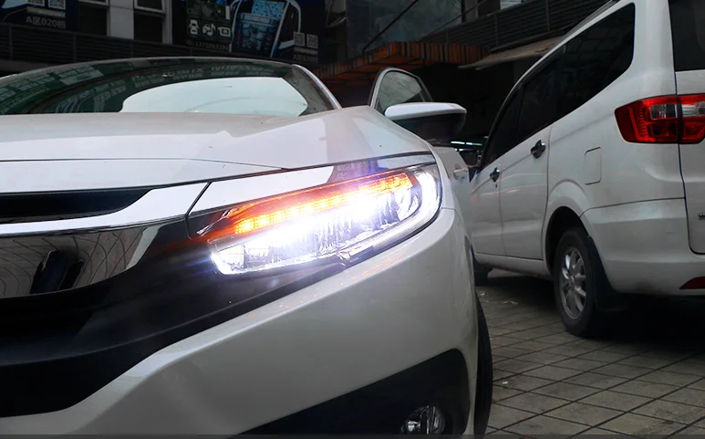 CARBO фары для Honda CIVIC фары для-19 civic ксеноновое украшение для автомобиля led drl