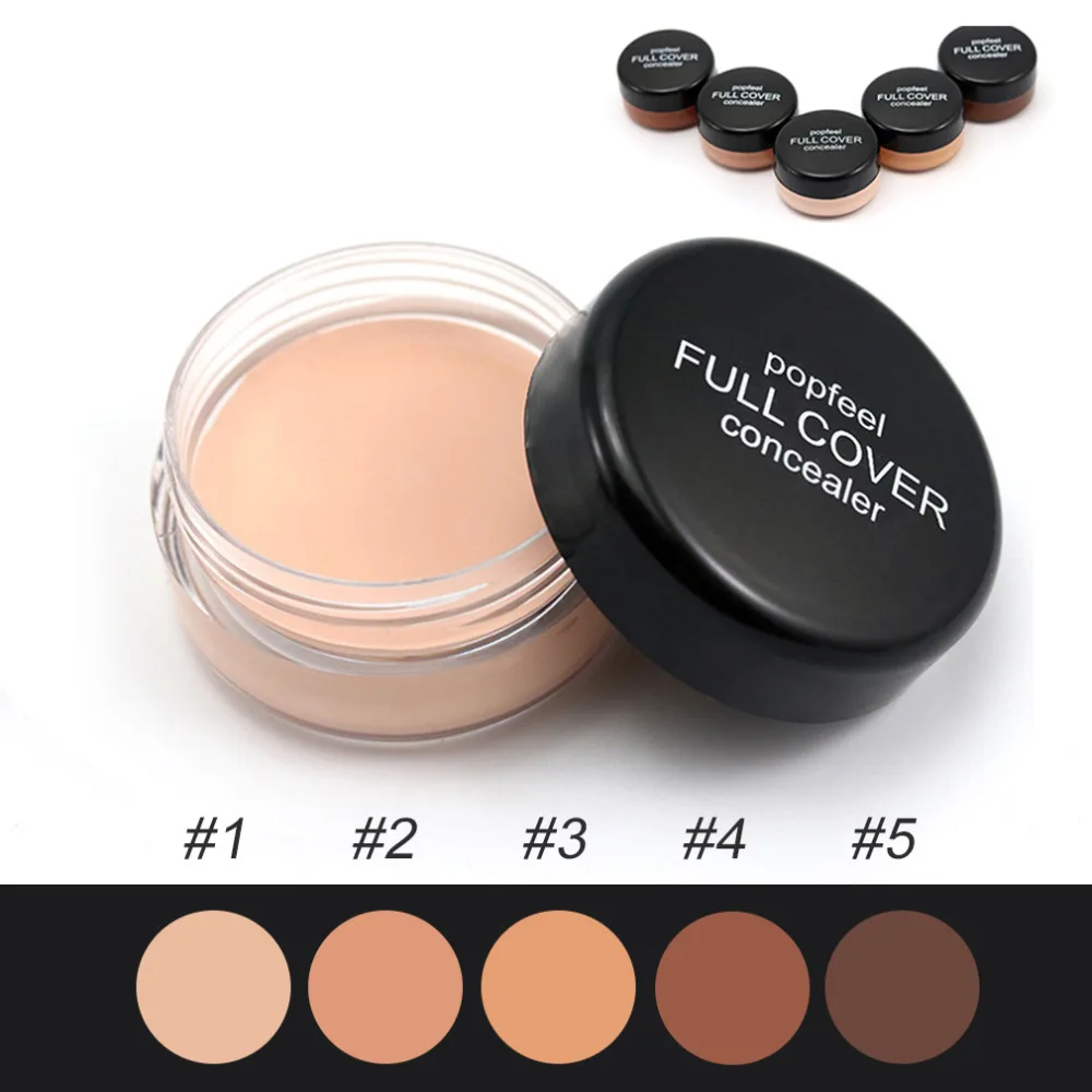 Popfeel Natural Brightening Concealer Single Color Full Cover Make Up Cosmetics Foundation Base Face Beauty Care hot | Красота и