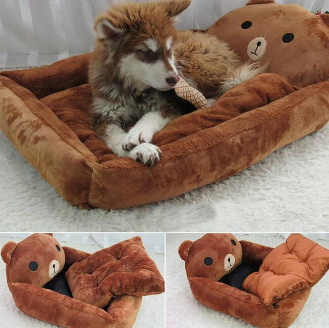 Прекрасный Коврик для кровати с собачкой в форме животных виде мультяшных