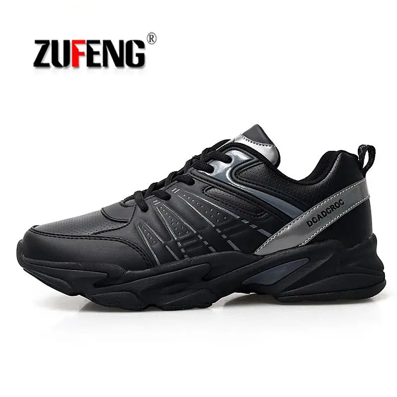 

ZUFENG New Waterproof Style Men Running Shoes Outdoor Jogging Walking Sneakers Lace Up Athletic Shoes Comfortable Free Shipping