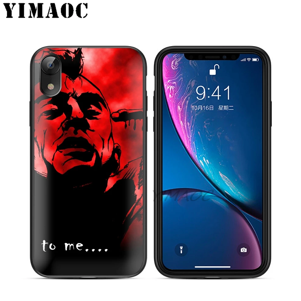YIMAOC такси драйвер Фильм Мягкий ТПУ Черный силиконовый чехол для iPhone X или 10 8 7 6 6S