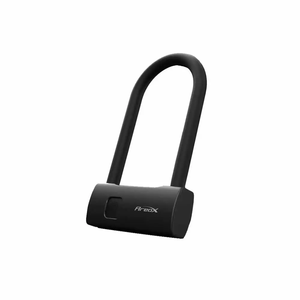 Short Xiaomi AreoX U8 умный отпечаток пальца u-замок велосипедный мотоцикл USB Противоугонный u-образный замок 0,5 S разблокировка отпечатков пальцев - Цвет: Short