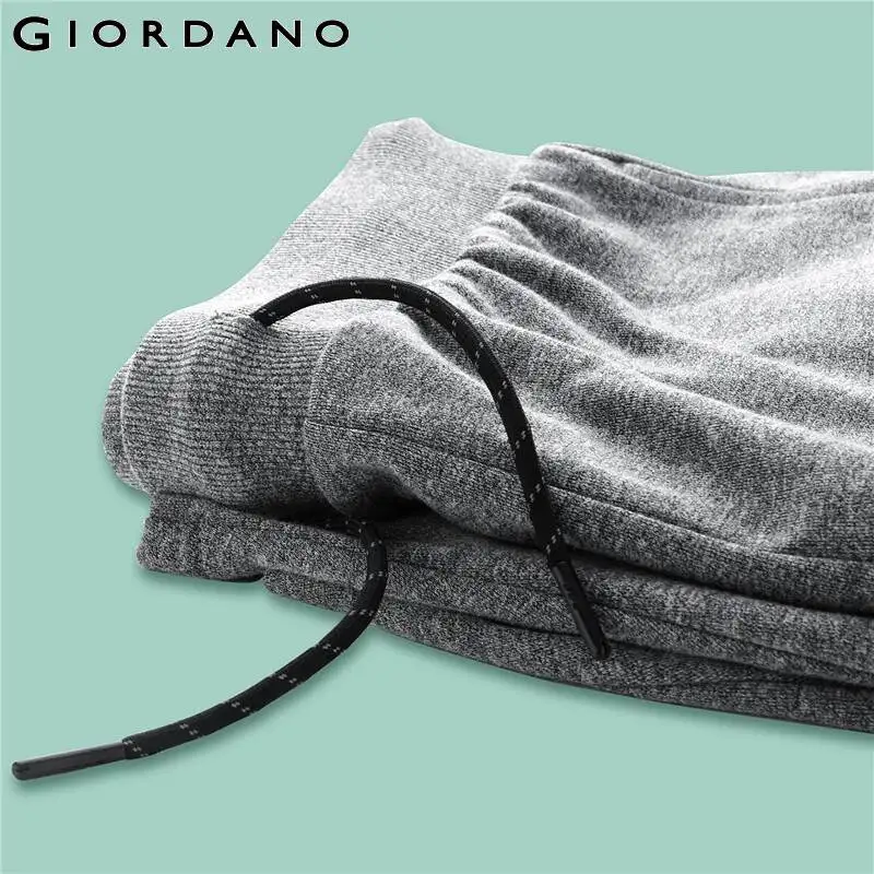Giordano сплошные шорты из хлопкового трикотажа с резинкой на талии состоят хлопка и