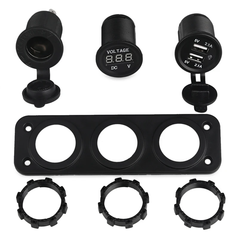 Urbanroad DC 12V Мотоцикл лодка автомобиль двойной USB зарядное устройство Прикуриватель