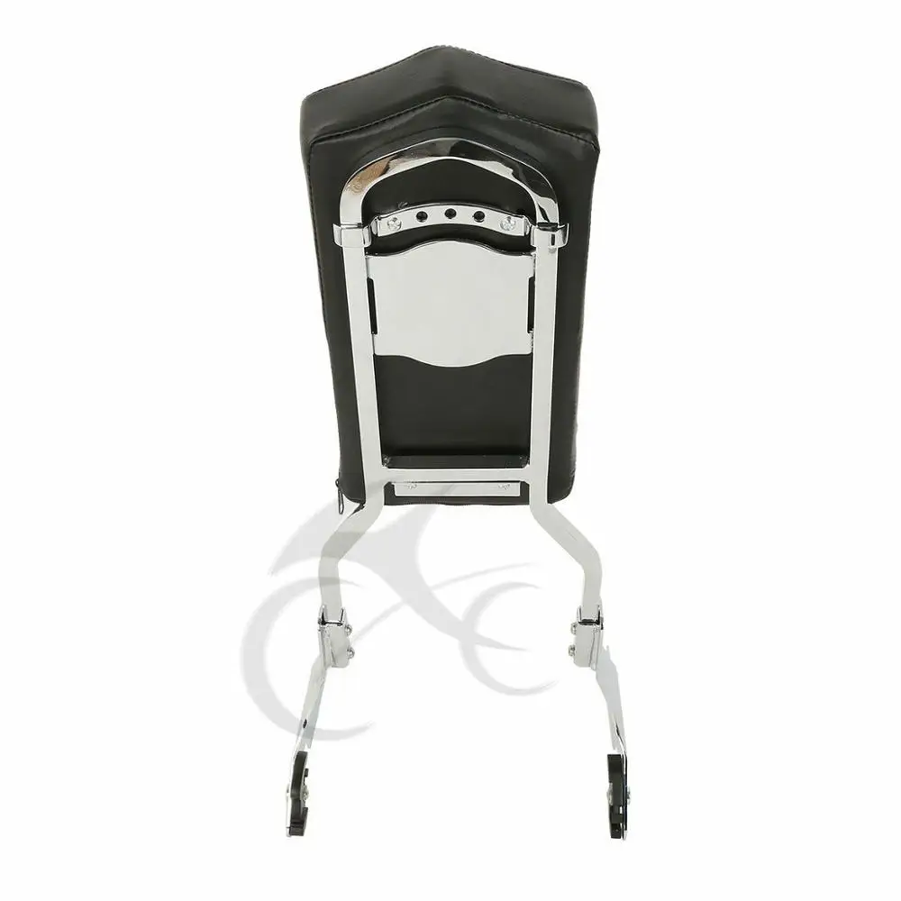 

Motorcycle Black/Chorme Passenger Sissy Bar Backrest For Harley Sportster XL Models 883 1200 Custom XL883 2004-UP 2005