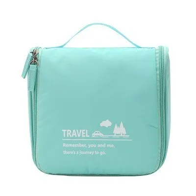 B Mint Green Дорожная косметичка ярких цветов, сумка для туалетных принадлежностей, Набор сумок для хранения, Мужская водонепроницаемая косметичка, моющаяся женская косметичка, Органайзер - Цвет: B Mint Green