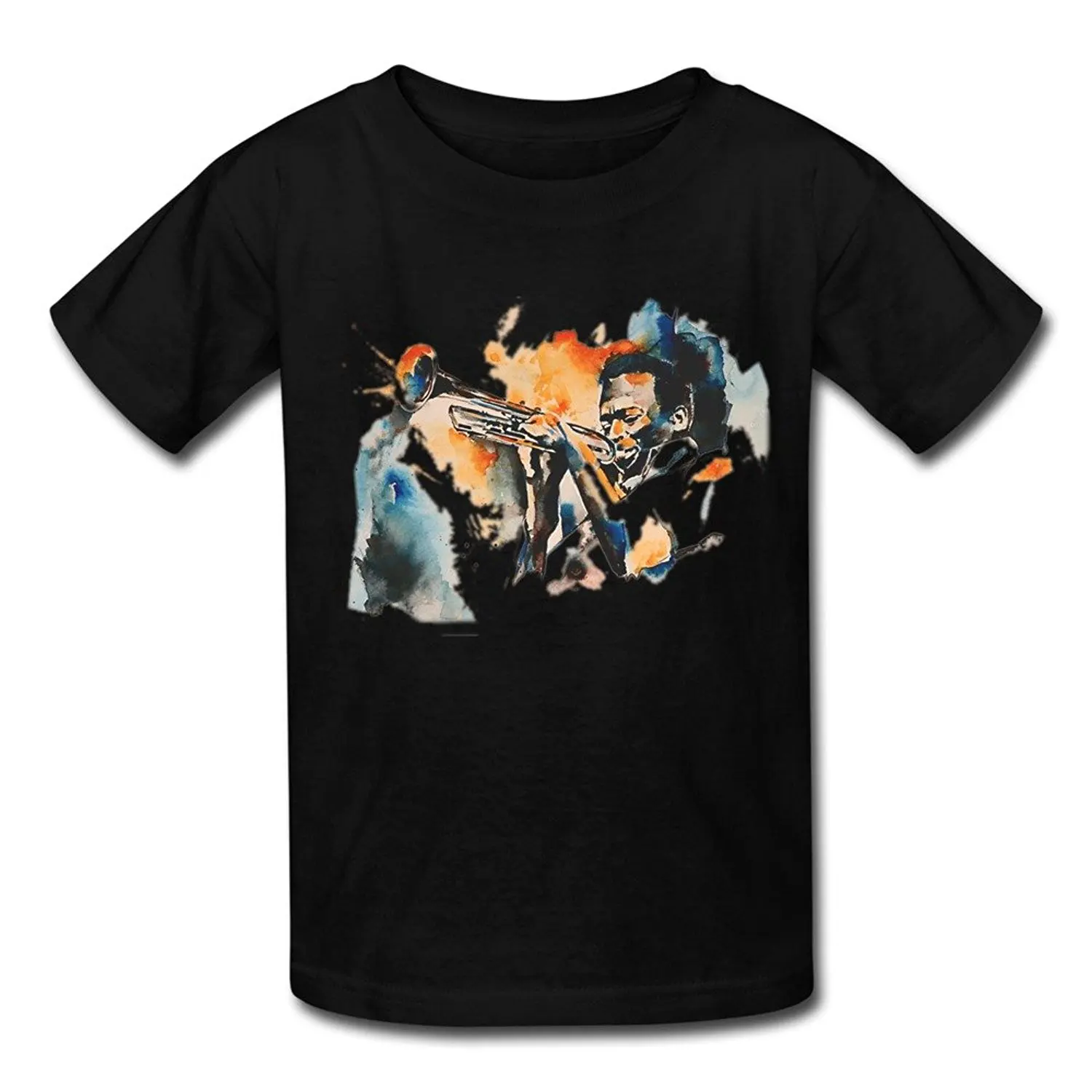 LUYI малыша Miles Davis футболка l черные футболки|black t-shirt|miles davist-shirt black |
