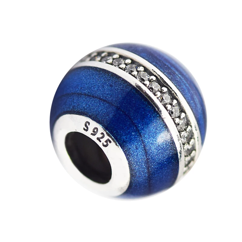 Fits Pandora Bracelet Genuine 925 Sterling Silver Orbit Charm Beads for Jewelry Making Girl Birthday Gift kralen perles | Украшения и