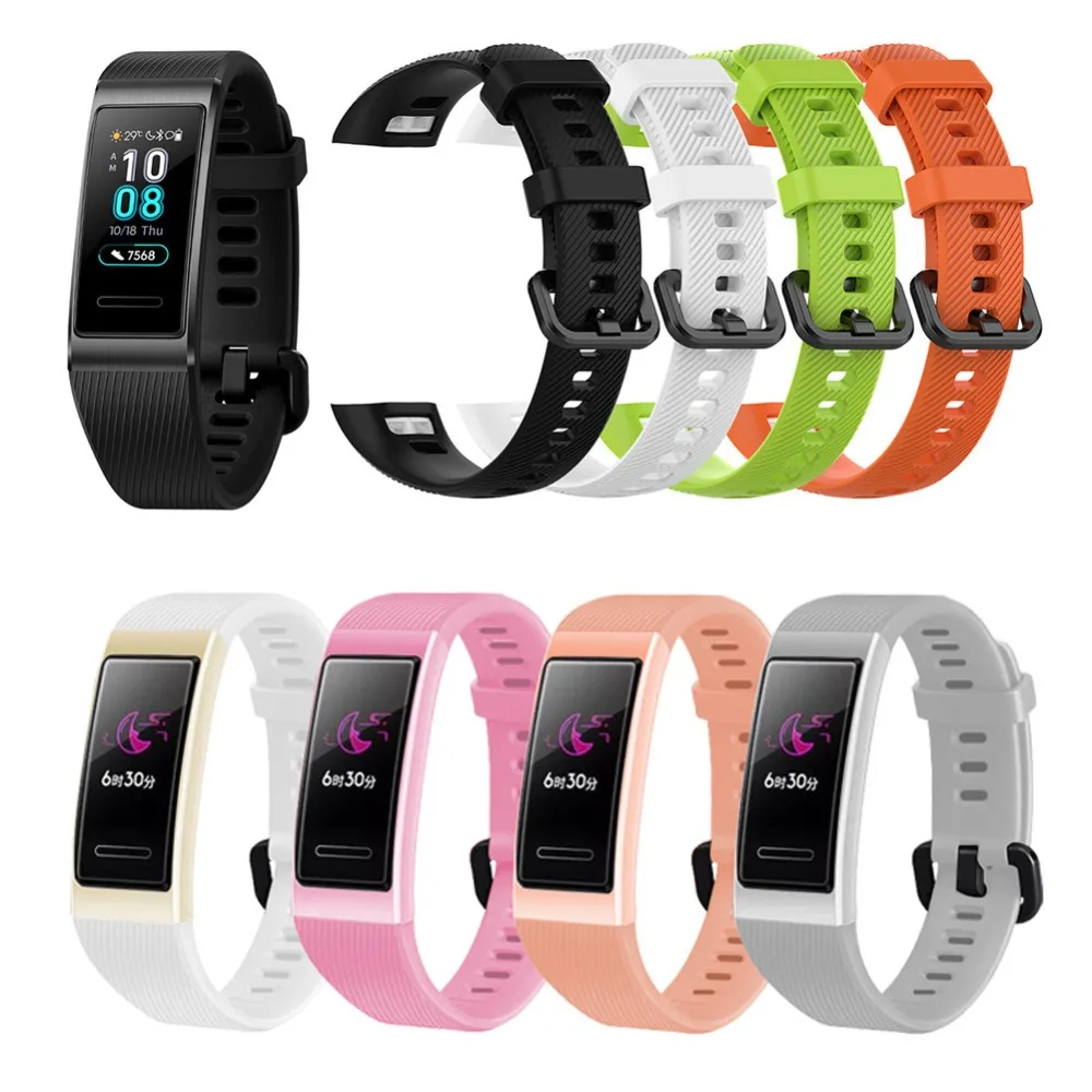 Сменный ремешок на запястье для huawei Band 3/3 pro, силиконовый ремешок для часов, сменный умный Браслет, аксессуар для huawei Band 3 pro