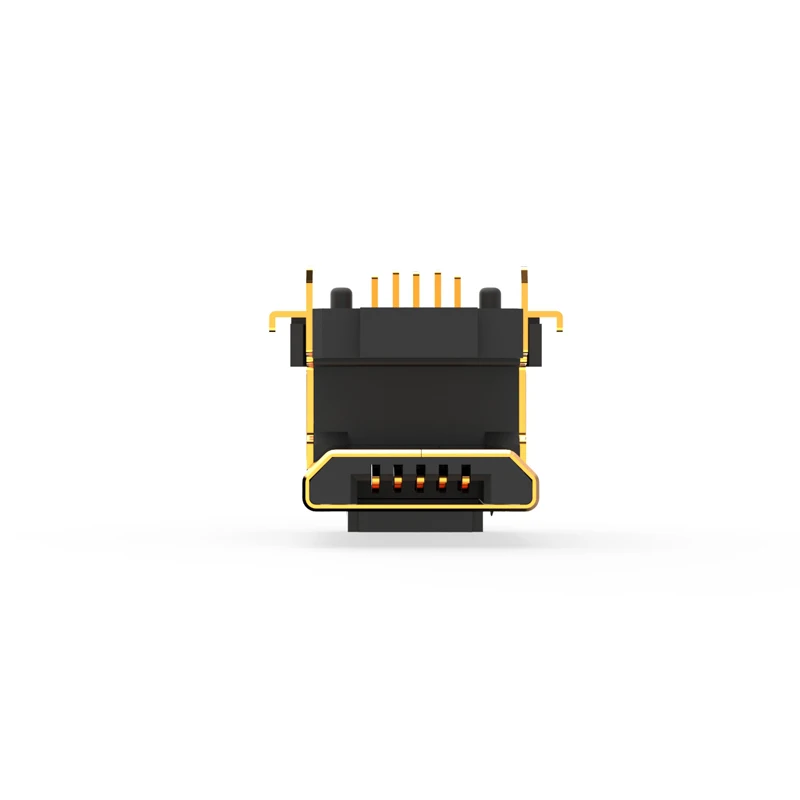 JianHan Micro USB разъем 90 градусов вертикальный 5 Pin USB адаптер Разъемы Micro USB 2,0 адаптеры для печатных плат