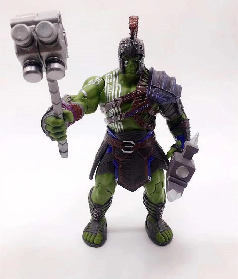 Модель Куклы Thor 3 Ragnarok Hulk из ПВХ 20 см в коробке фигурка японского аниме экшн