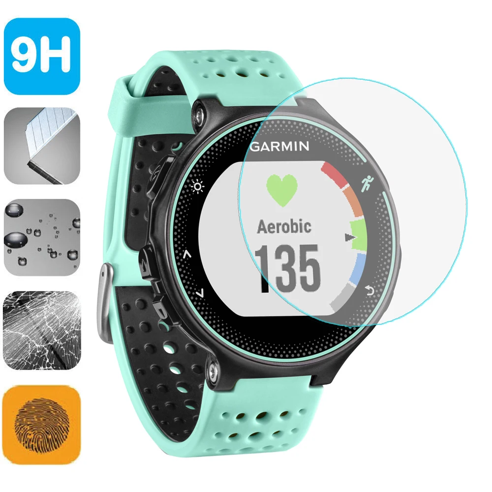 

9H Tempered Glass LCD Screen Protector Shield Film for Garmin ForeRunner 220 225 235 620 230 630