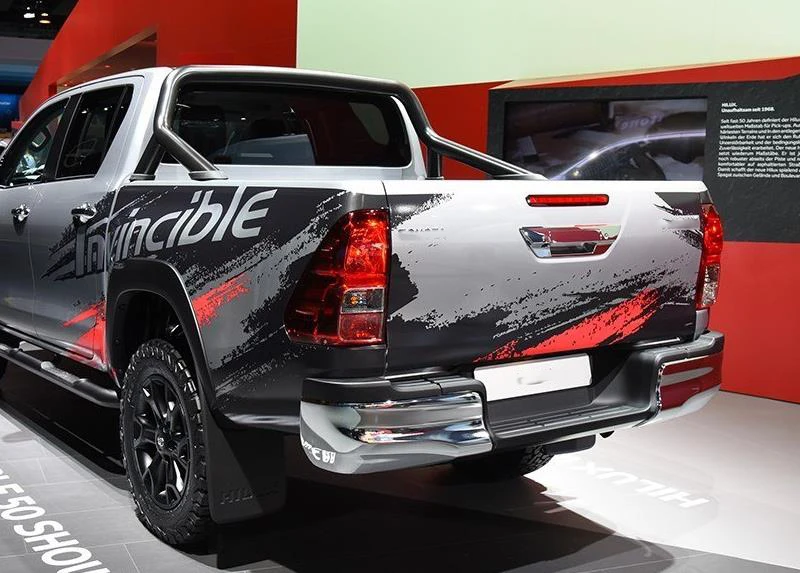 Светодиодный отражатель задний DRL для toyota hilux vigo revo стоп-сигнал заднего хода лампа задний фонарь