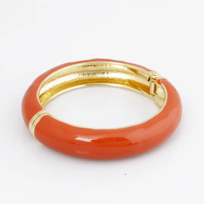 Высококачественные модные эмалевые браслеты золотые из сплава ювелирные