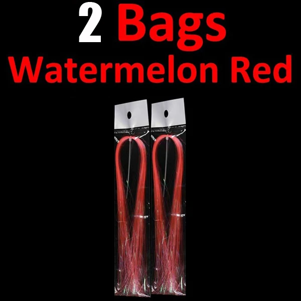 Wifreo 2 сумки 0,5 мм/2 мм УФ Flashabou Голографическая мишура Stonefly Nymph Back Jig Body wrap приманка для рыбалки материал для завязывания мушек - Цвет: 0.5mm 2bags