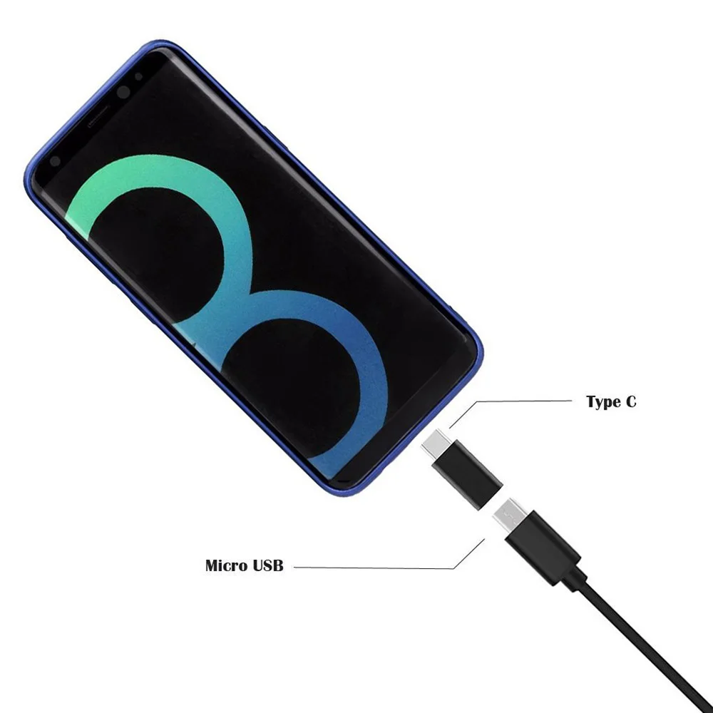 Адаптер Micro USB Type C для зарядки и передачи данных Samsung Galaxy S8 Plus S9 Note 8 Huawei P10 P9 Xiomi Mi A1