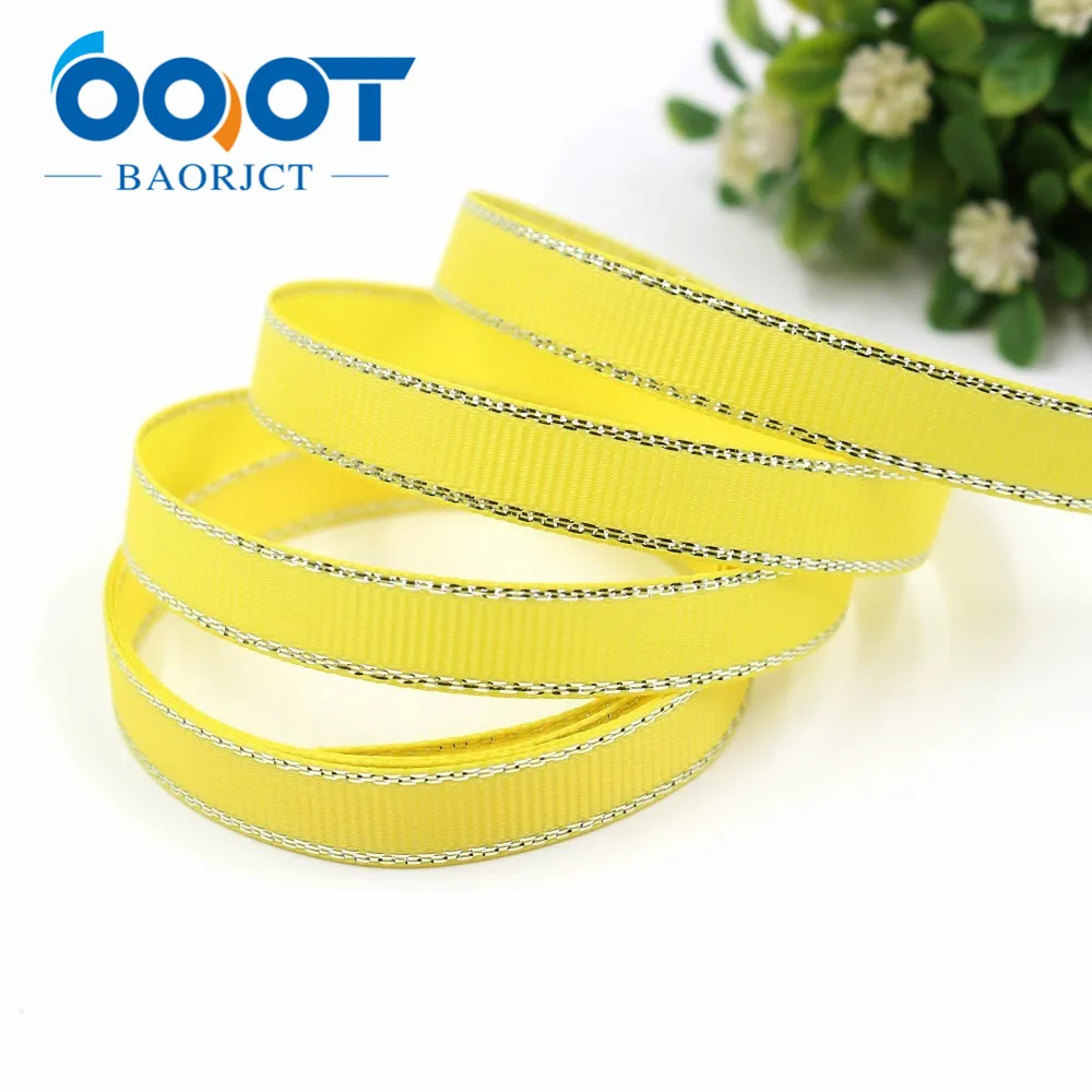 Двухсторонние серебристые ленты OOOT BAORJCT 10 мм ярдов Двусторонние в рубчик