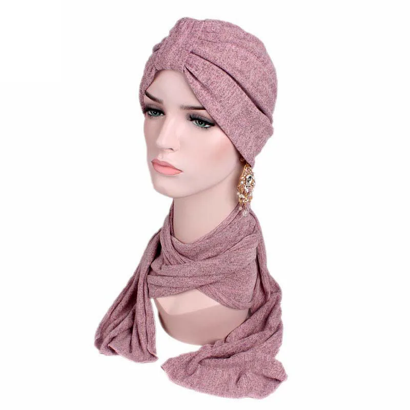 Новый женский мягкий длинный головной платок шапка шарф мусульманская волшебный