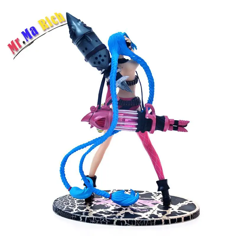 Jinx экшн фигурки игры аниме The Loose Cannon Standing Ver. Фигурку 1/6 масштаб окрашенная фигурка
