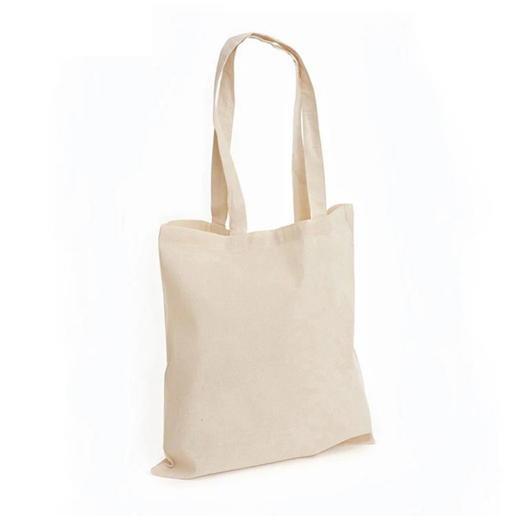 Bolsa de lona con logotipo de transferencia de calor, bolsa de compras en blanco, regalos promocionales de publicidad, 100 Uds.-0