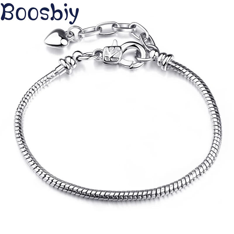 Boosbiy, высокое качество, Ретро стиль, 6 стилей, очаровательный брендовый браслет для женщин, европейский стиль, очаровательные браслеты, сделай сам, изготовление ювелирных изделий, подарок
