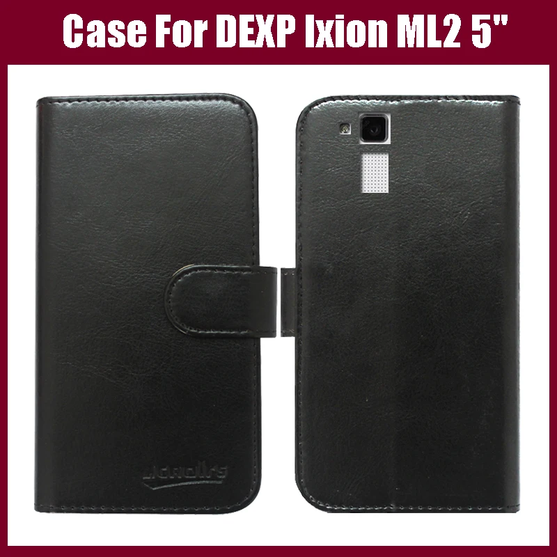 Новинка индивидуальный кожаный чехол-книжка для смартфона DEXP Ixion ML2 5 дюймов чехол