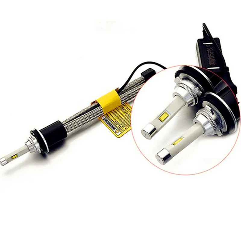 90 Вт/комплект 6000 К белый кри XP LV4 чипы Автомобильные светодиодные лампы 45 Вт 4800LM H1