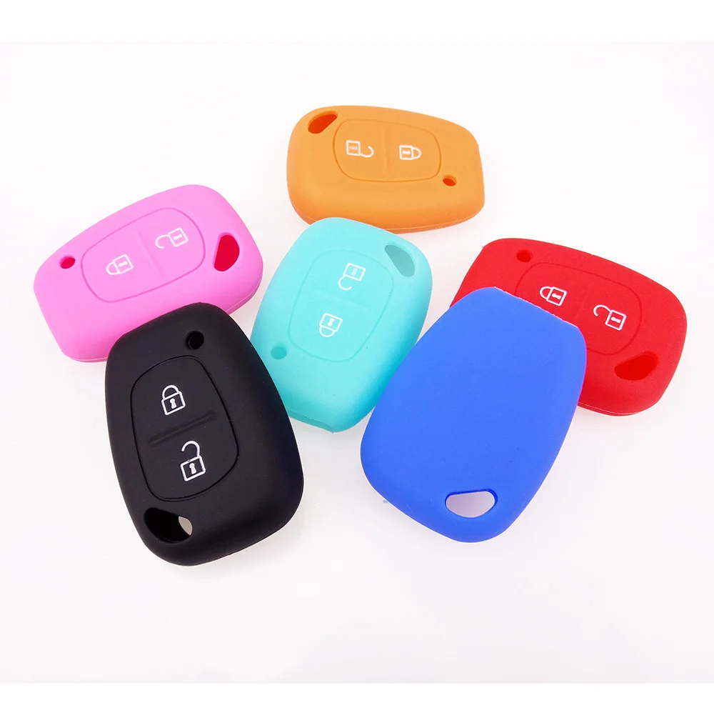 Силиконовый чехол для ключа с 2 кнопками дистанционного OPEL VAUXHALL VIVARO MOVANO RENAULT MASTER