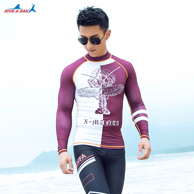 Мужская рубашка с длинным рукавом для серфинга каноэ весло занятий спортом