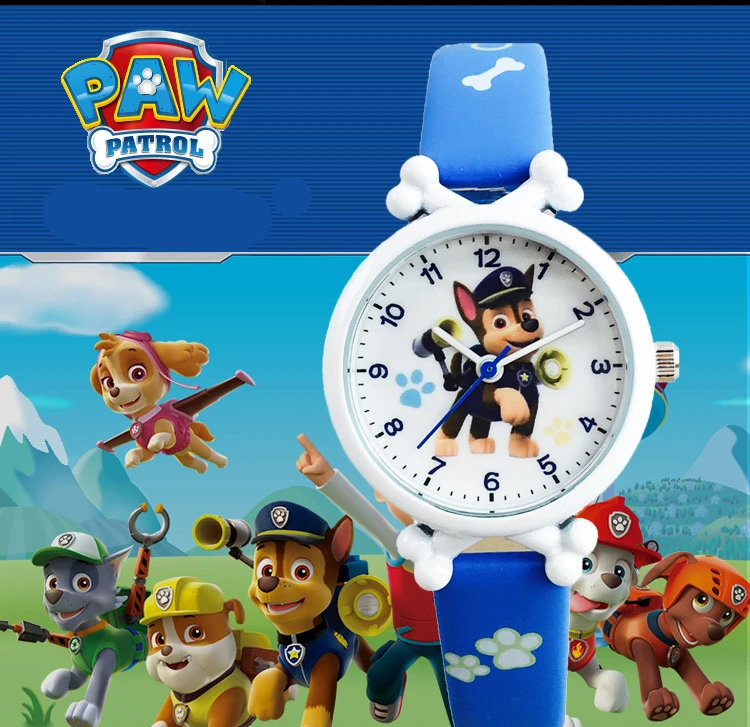 Paw patrol цифровые часы время развития интеллекта узнать собака Эверест экшн Аниме Фигурка patrulla canina игрушка для детей подарок