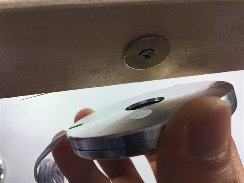 Светодиодный шкаф ИК инфракрасный датчик движения Ночной свет LED Шайба