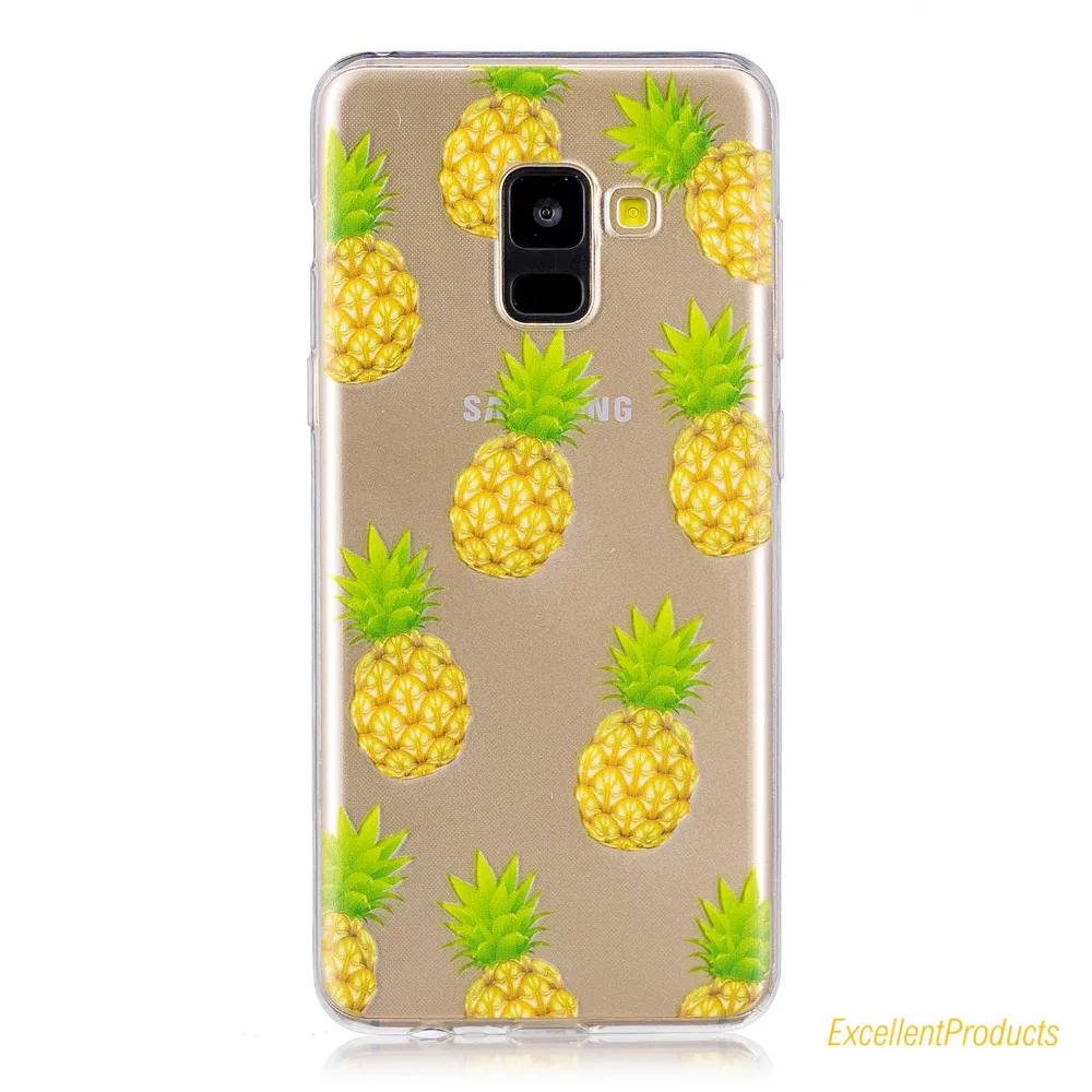 Силиконовый чехол для J4 Plus J6 A7 2018 fundas hoesje милый прекрасный пончики кошка девочка