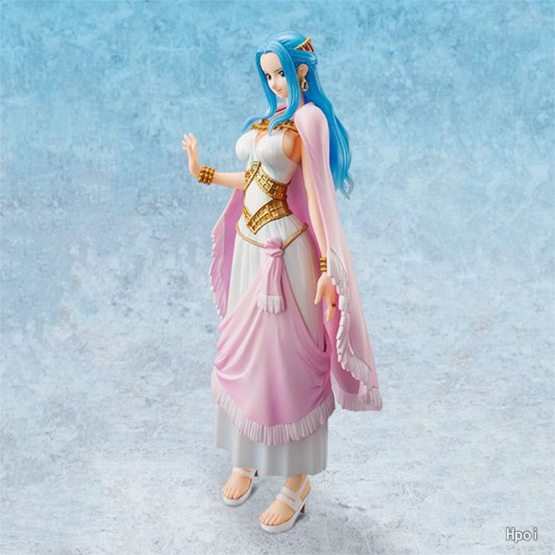 22cm Anime Figure Model ONE PIECE P.O.P DX Princess Nefeltari Vivi Two years later the new world PVC Action Toys chirstmas Doll | Игрушки и